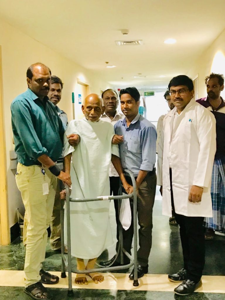 103 year old man gets hip replaced at Apollo  Trichy  