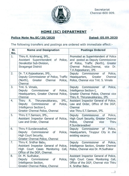 ips-transfers-postings-in-tamil-nadu-5th-sept-lotus-times-madurai